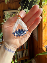 Load image into Gallery viewer, “Eye Am" Handwoven Beaded Earrings